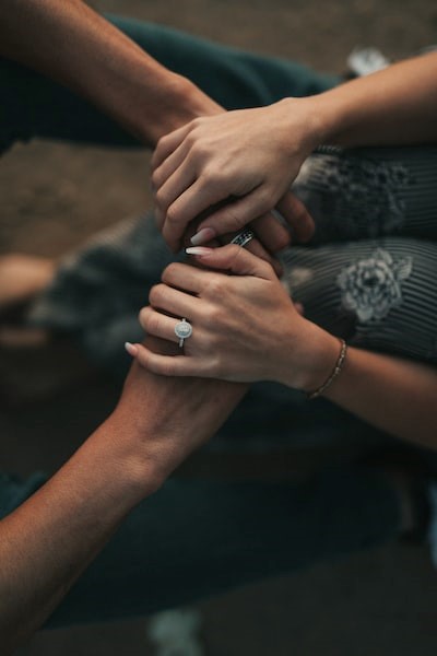 Sad hand holding. Artisit: Nathan Dumlao. Unsplash